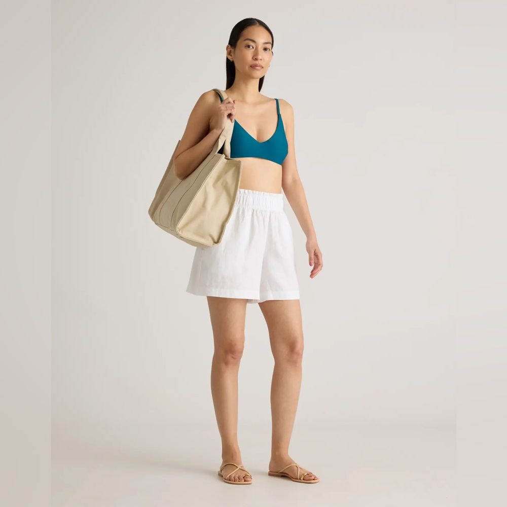 Quince White Women's Shorts
